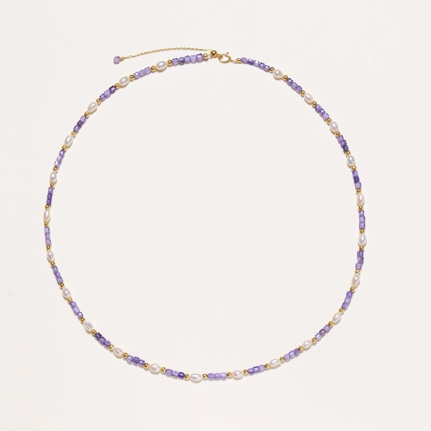 Amethyst Pearl Harmony Necklace