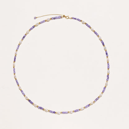 Amethyst Pearl Harmony Necklace