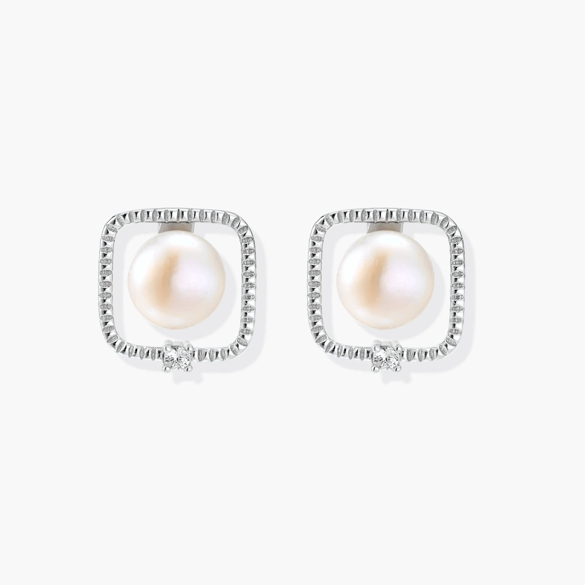 Framed Pearl Studs