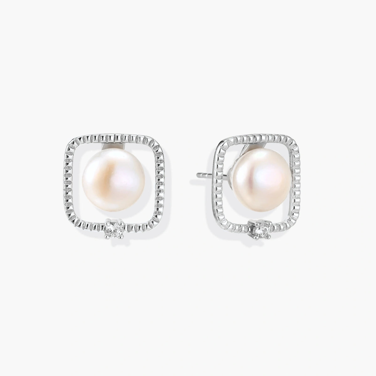 Framed Pearl Studs