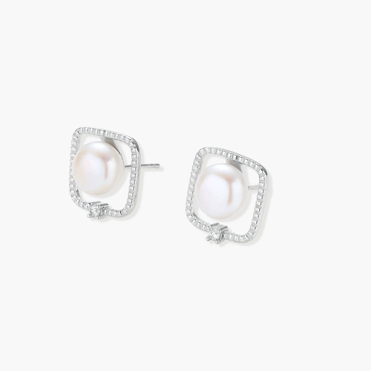 Framed Pearl Studs