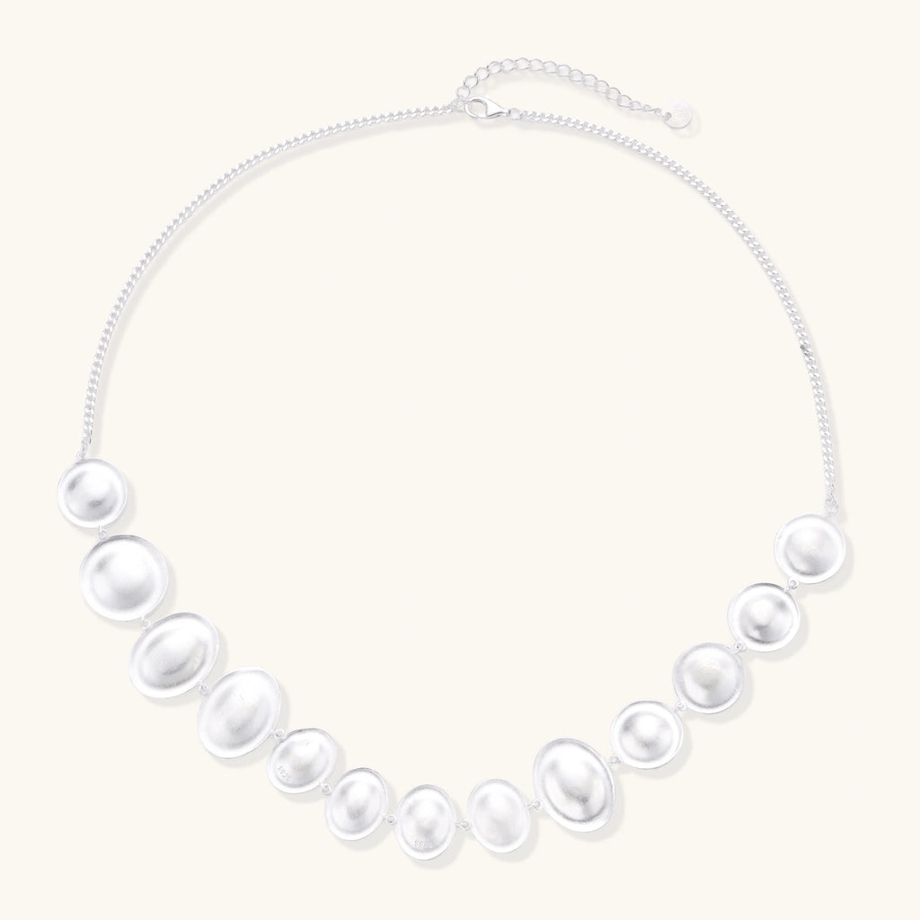 Pearl Moon Bubbles Arc Necklace