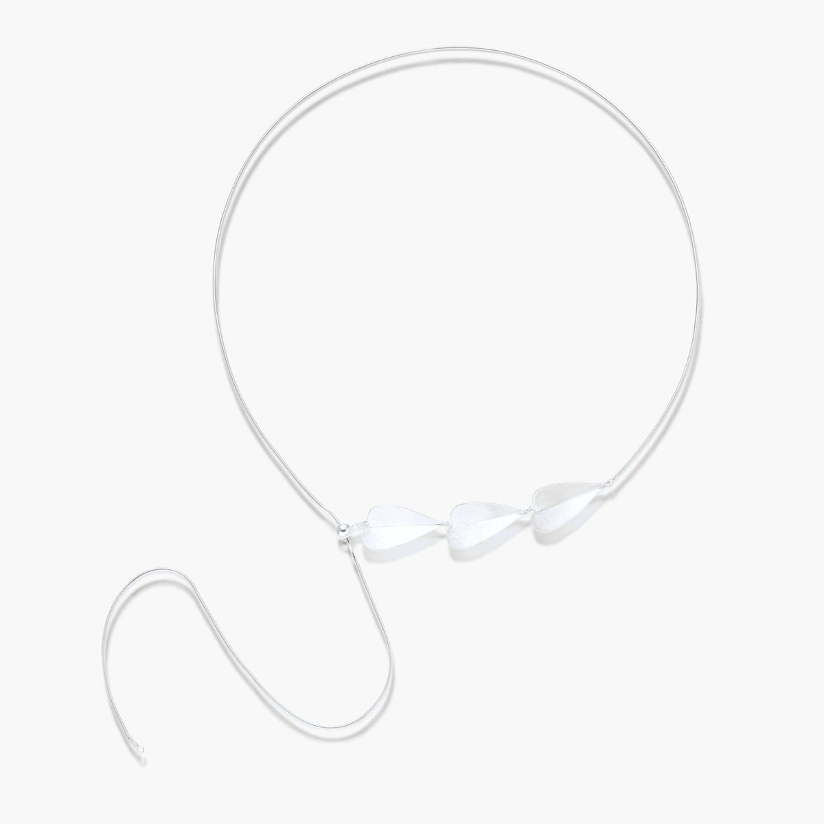 Silver Leaves Necklace