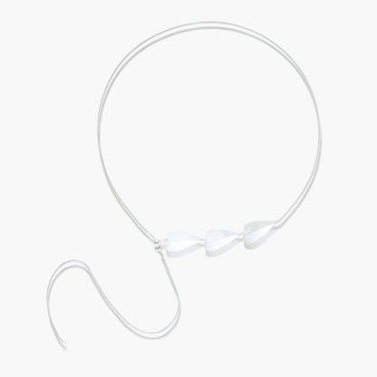 Silver Leaves Necklace
