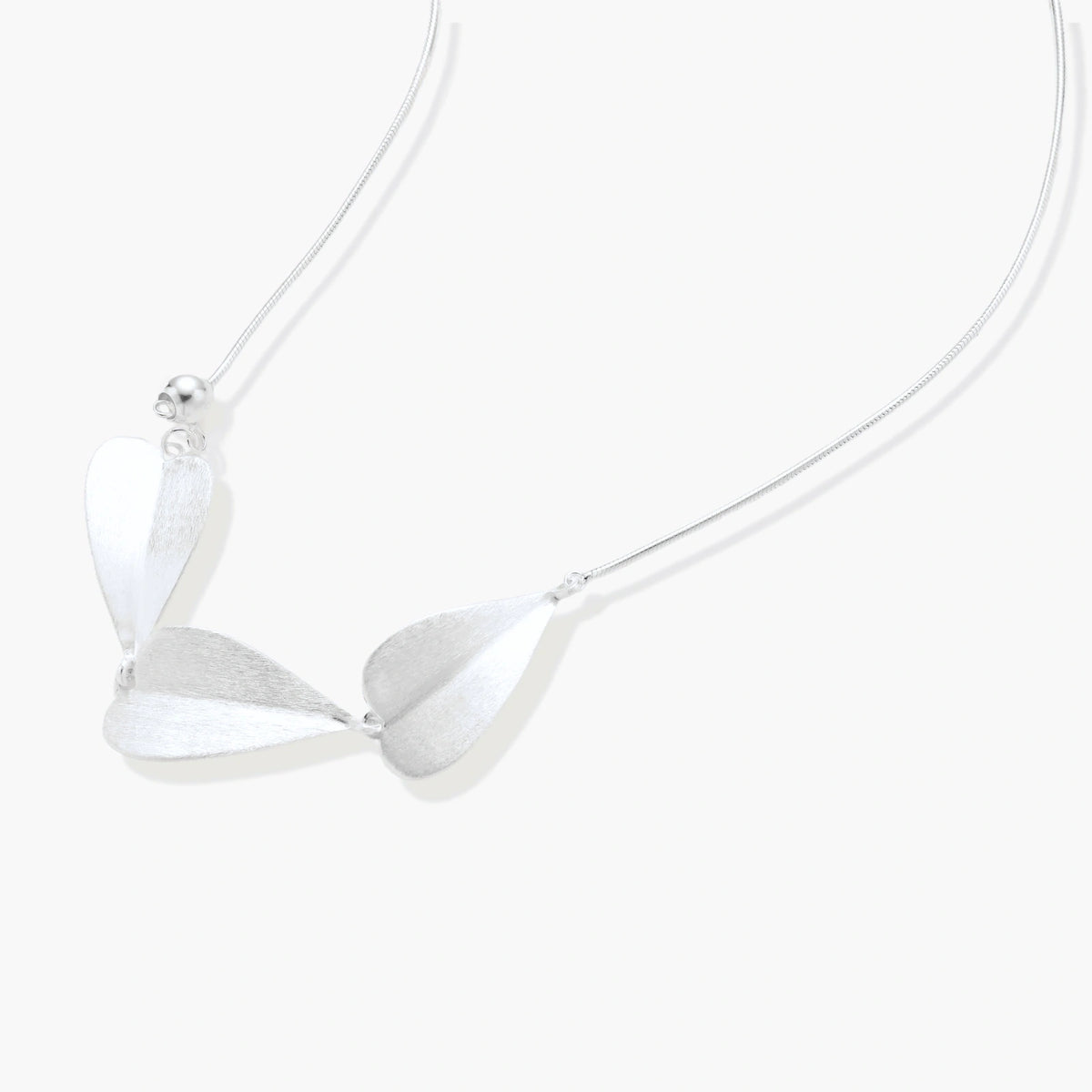 Silver Leaves Necklace