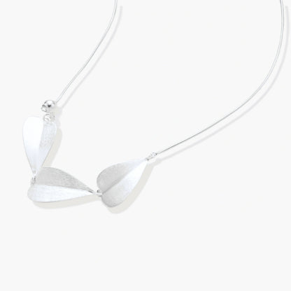 Silver Leaves Necklace