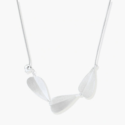Silver Leaves Necklace