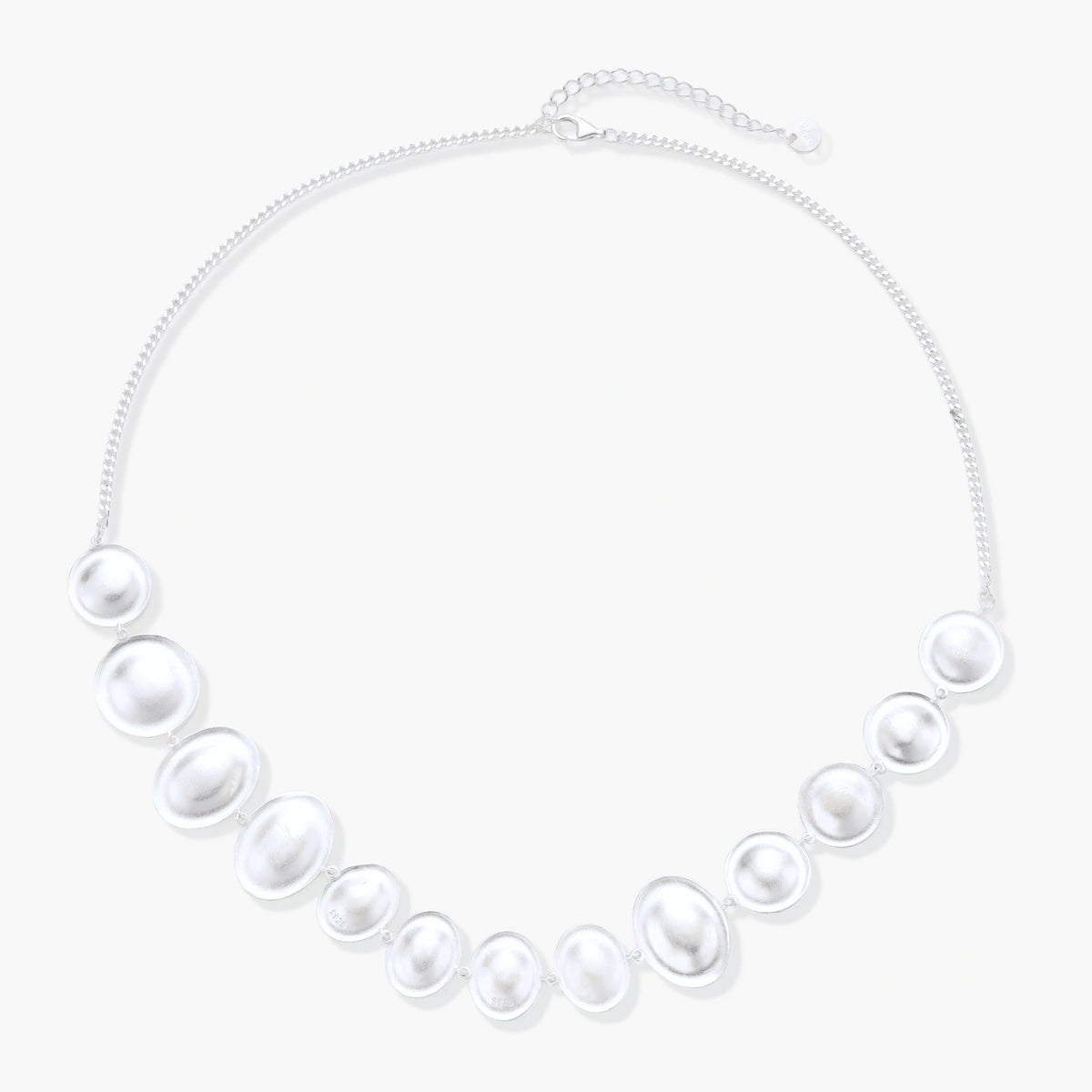 Pearl Moon Bubbles Arc Necklace