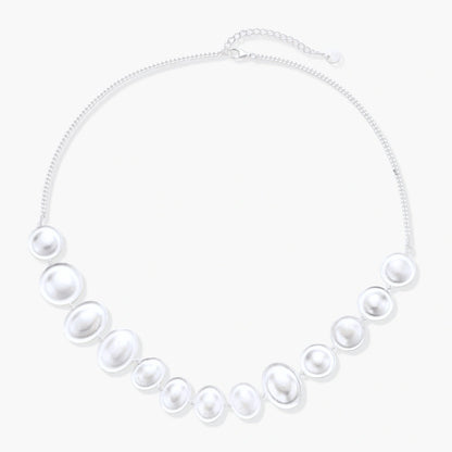 Pearl Moon Bubbles Arc Necklace