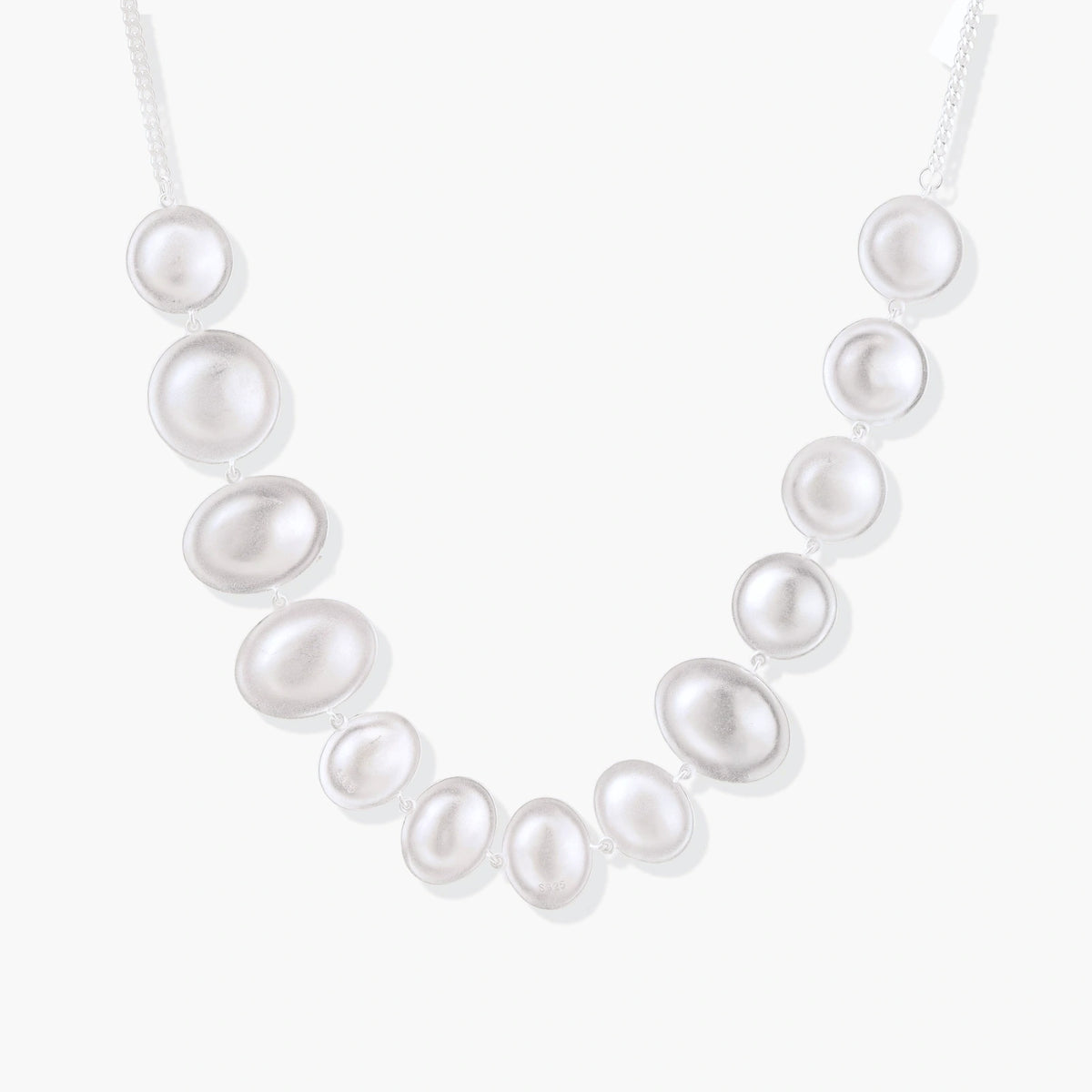Pearl Moon Bubbles Arc Necklace