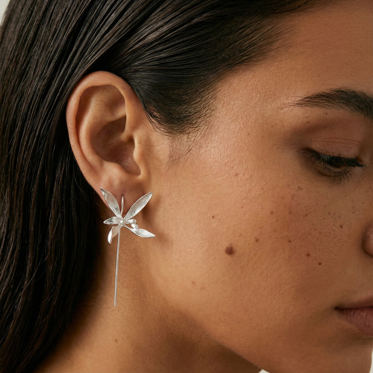 Silver Dragonfly Earrings