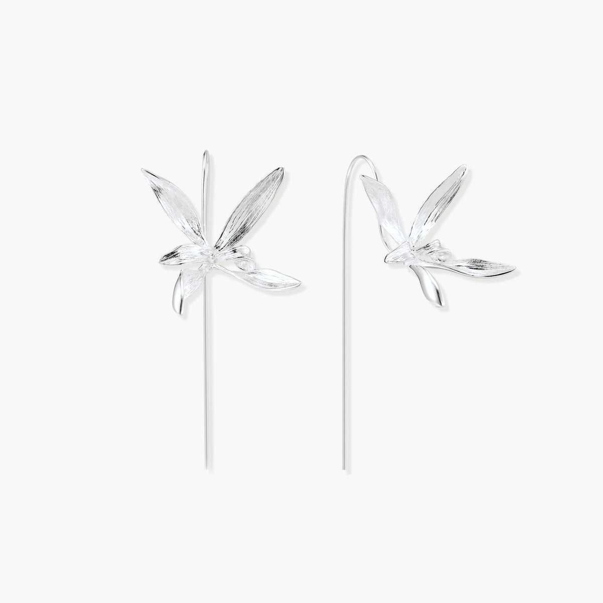 Silver Dragonfly Earrings