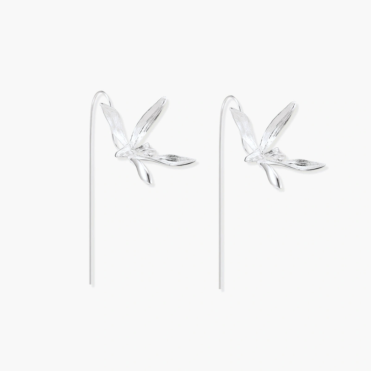 Silver Dragonfly Earrings