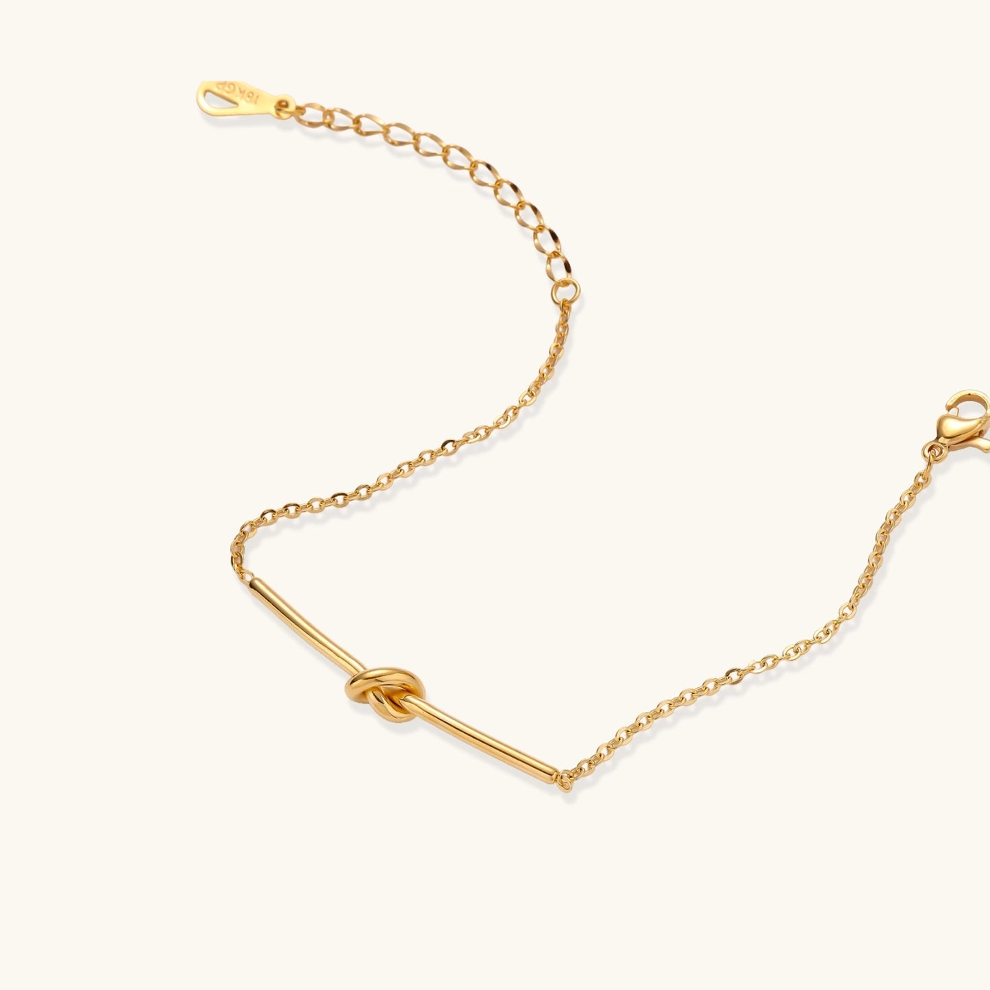 Twisted Knot Bar Bracelet