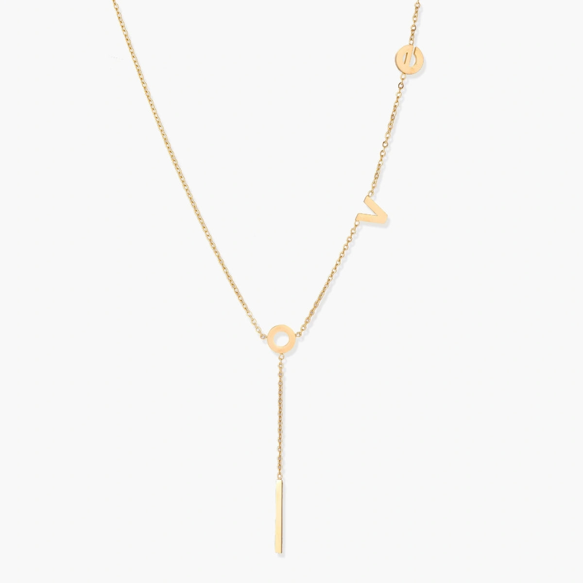 The Gold Love Letter Lariat