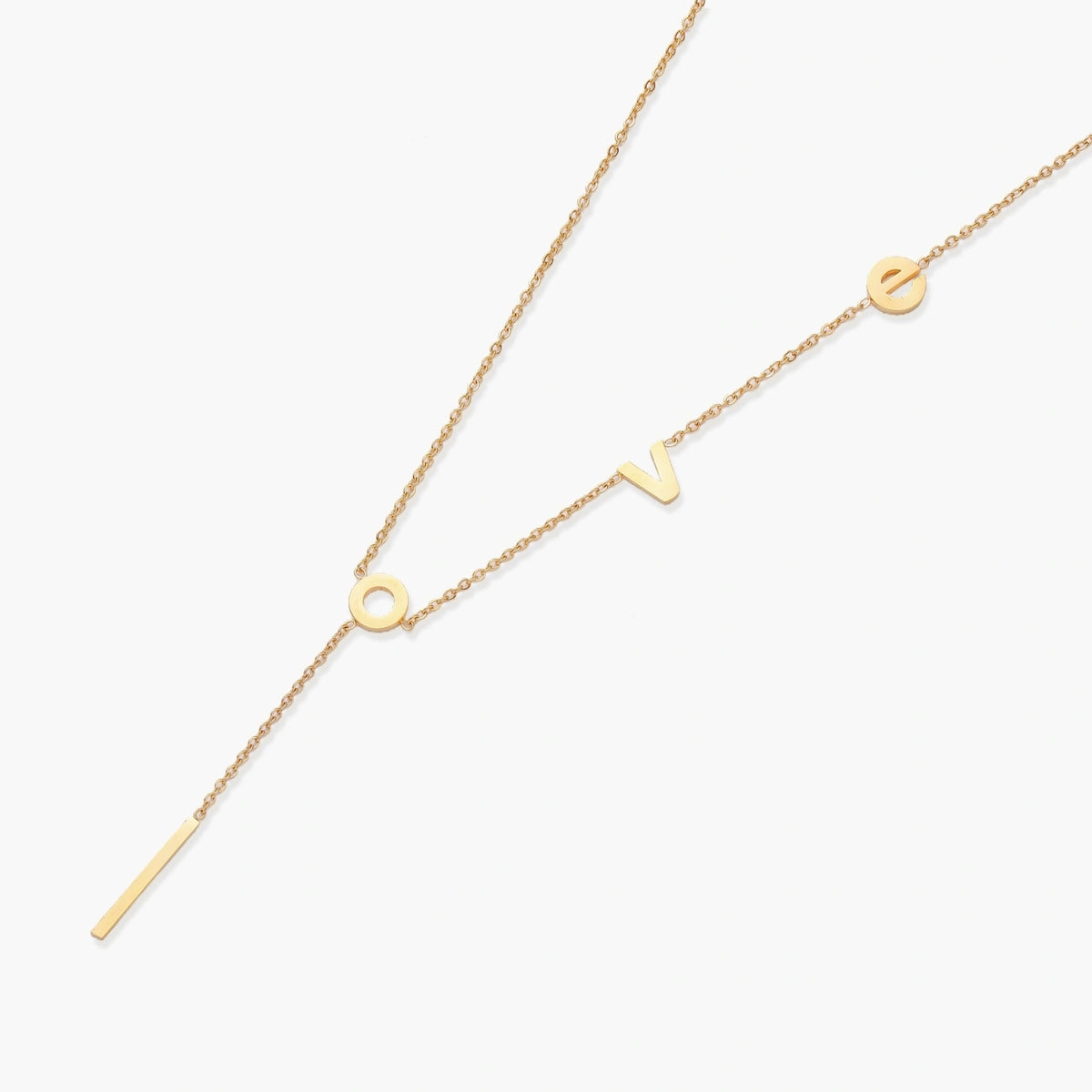 The Gold Love Letter Lariat