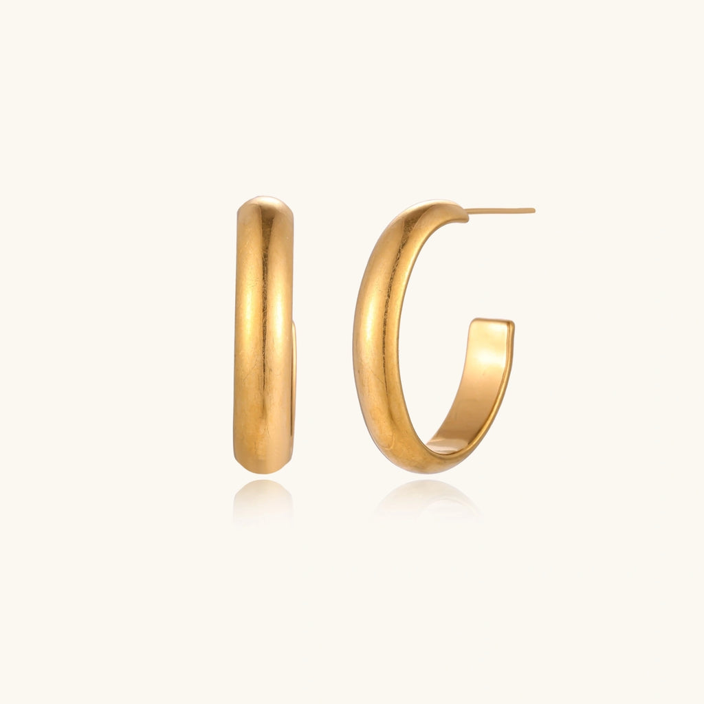 Simple yet Golden Hoops