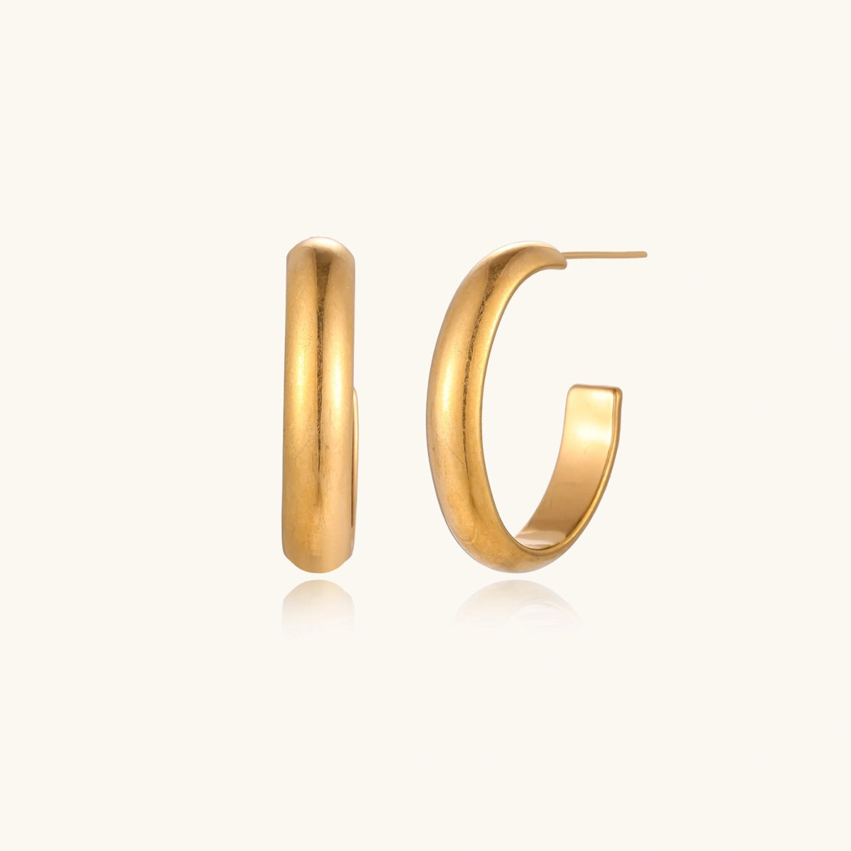 Simple yet Golden Hoops