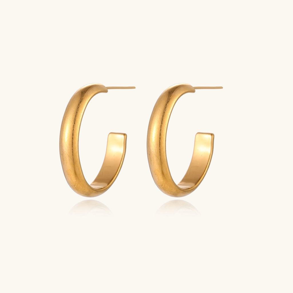 Simple yet Golden Hoops