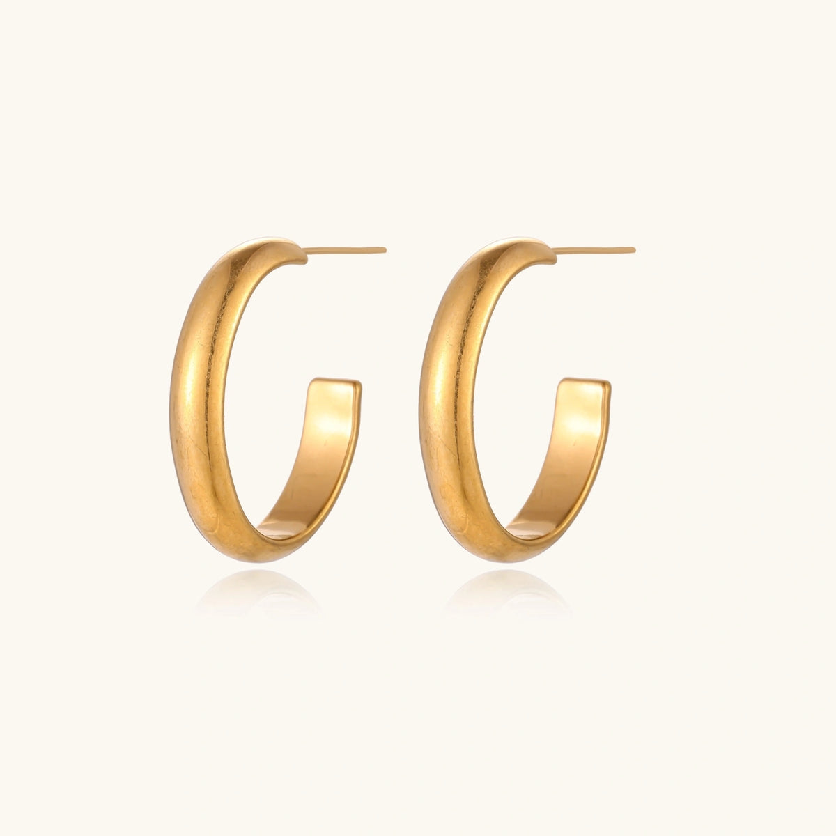 Simple yet Golden Hoops