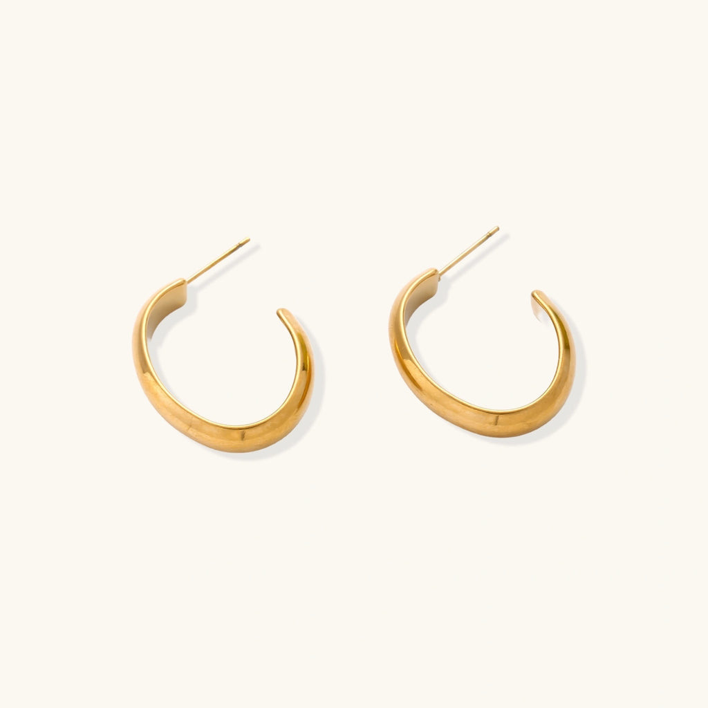 Simple yet Golden Hoops