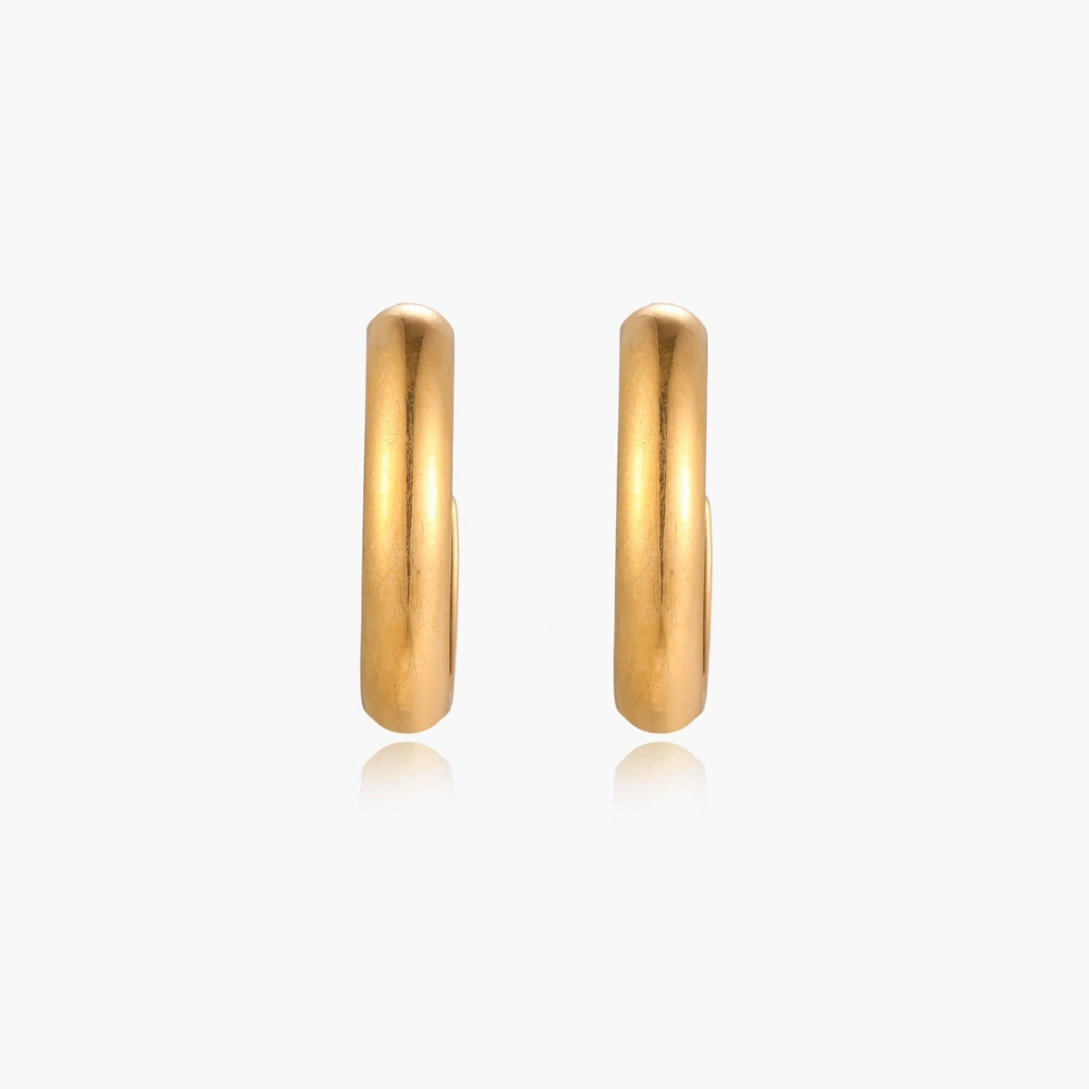 Simple Golden Hoops