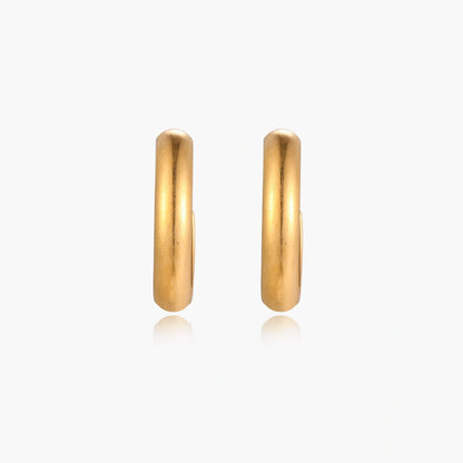 Simple Golden Hoops