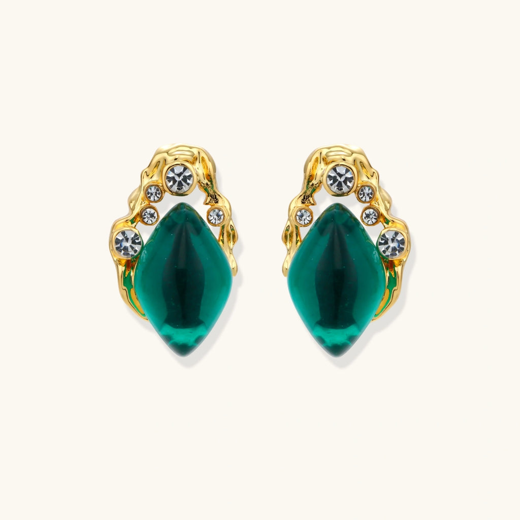 Emerald Glow Earrings