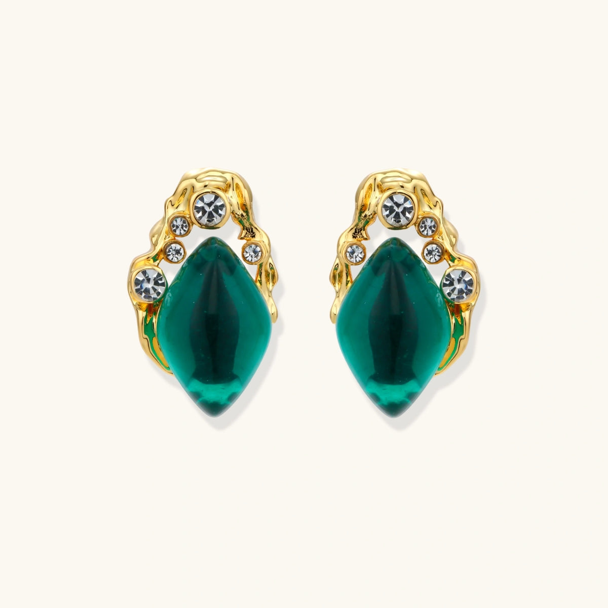 Emerald Glow Earrings