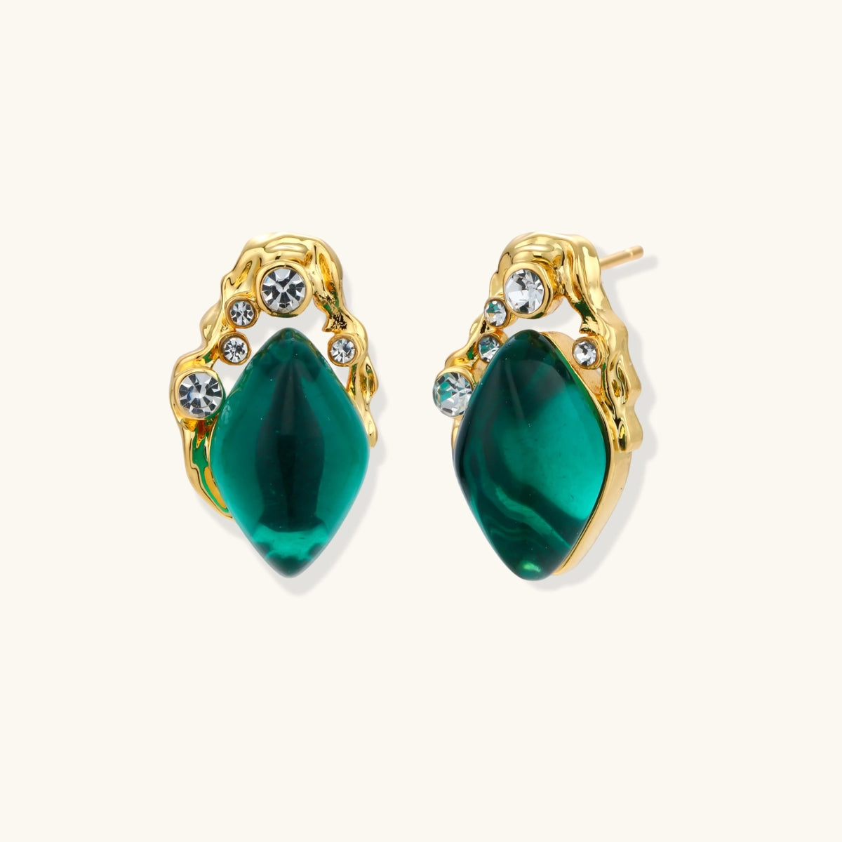 Emerald Glow Earrings