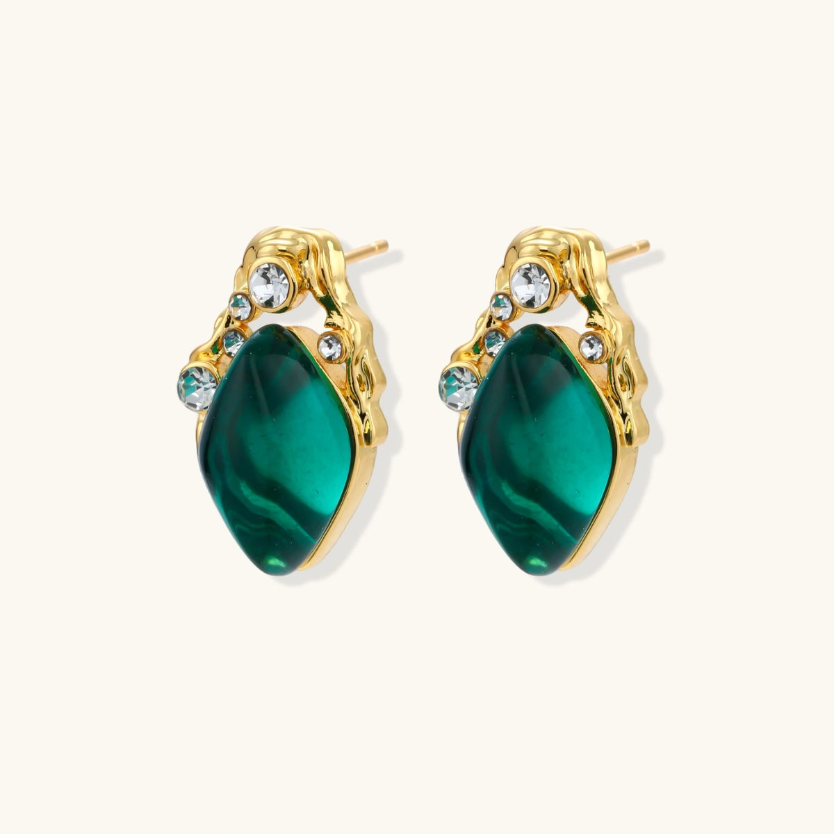 Emerald Glow Earrings