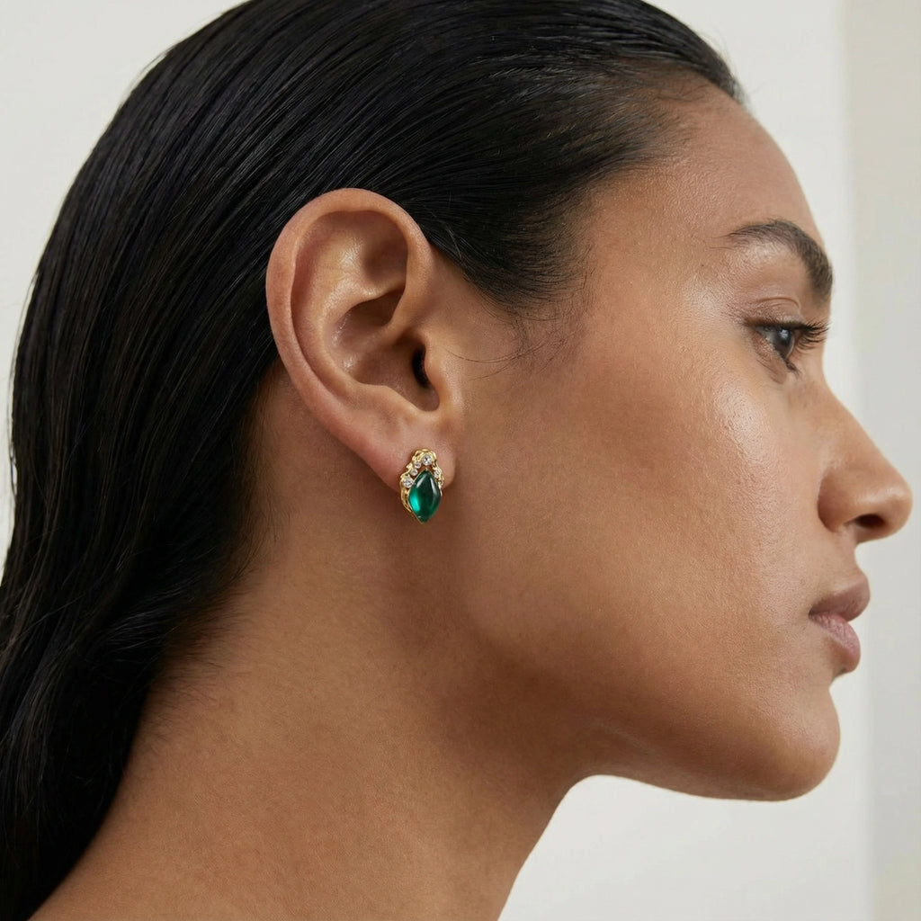 Emerald Glow Earrings
