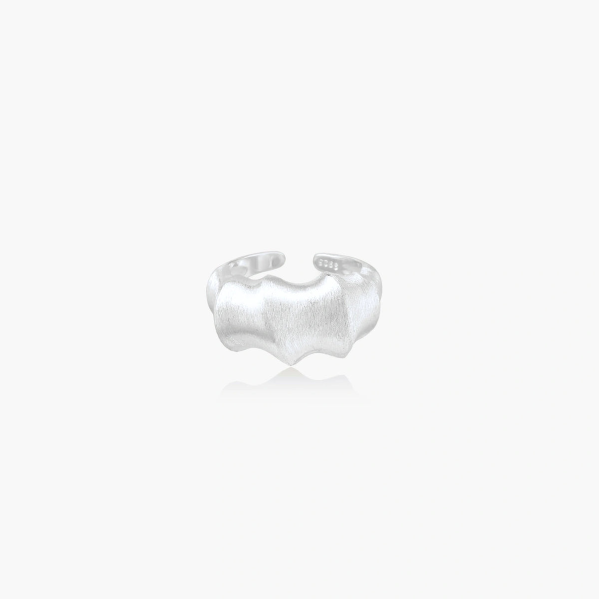 Textured Moonlight Ring