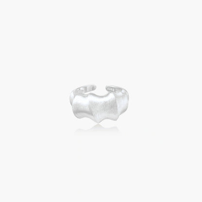 Textured Moonlight Ring