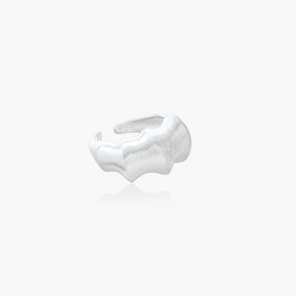 Textured Moonlight Ring