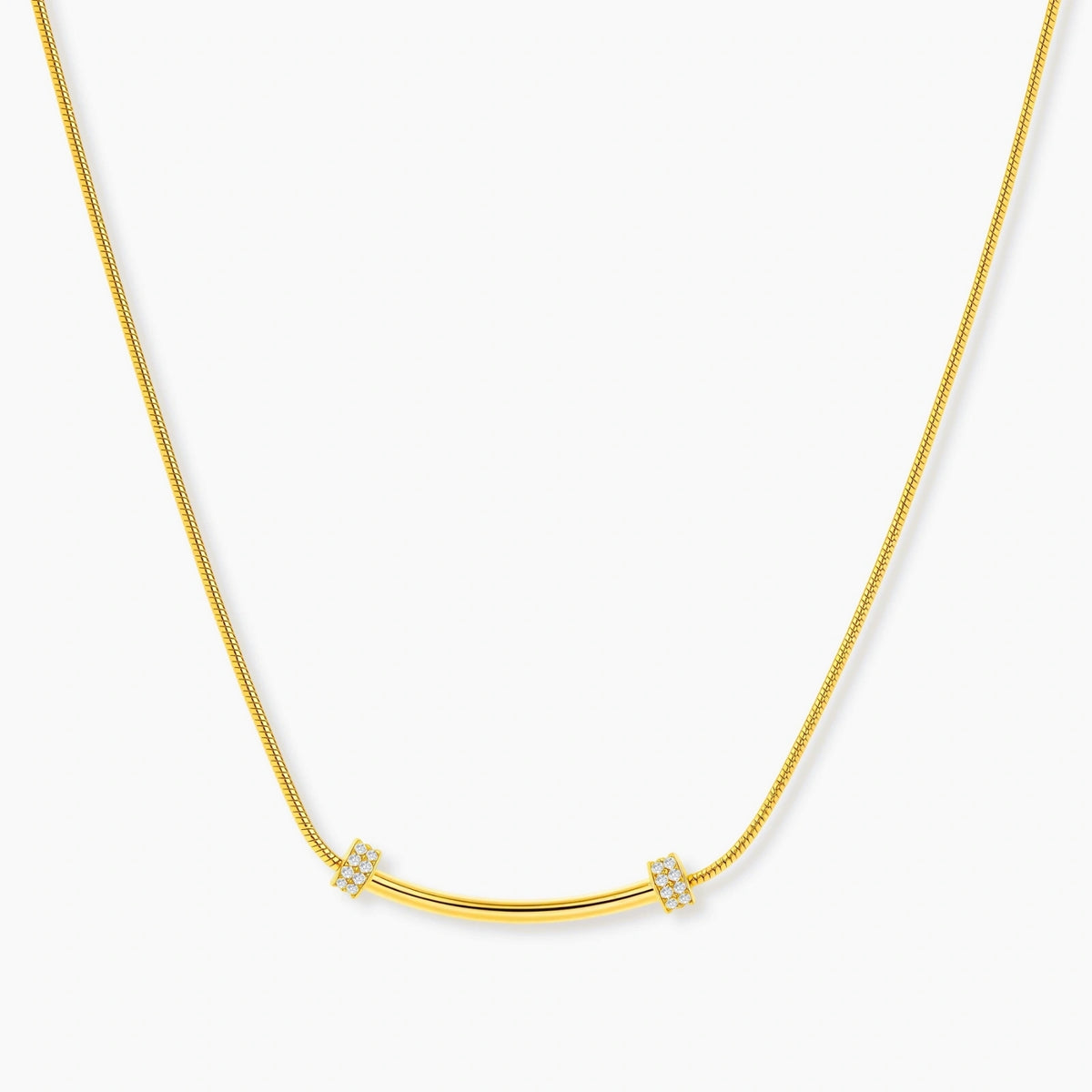 Curved Bar Necklace