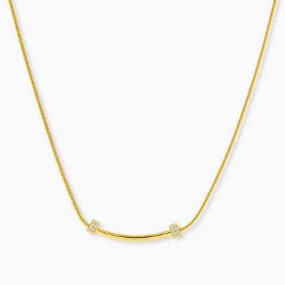 Curved Bar Necklace