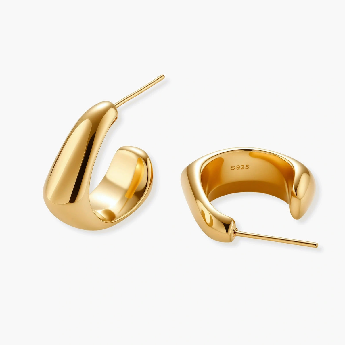 Curved and Shiny Hoops