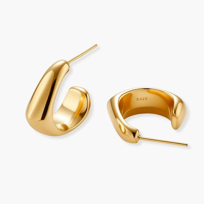 Curved and Shiny Hoops