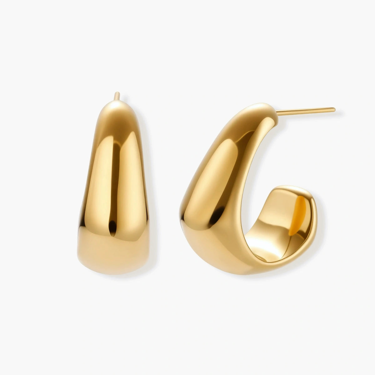 Curved and Shiny Hoops