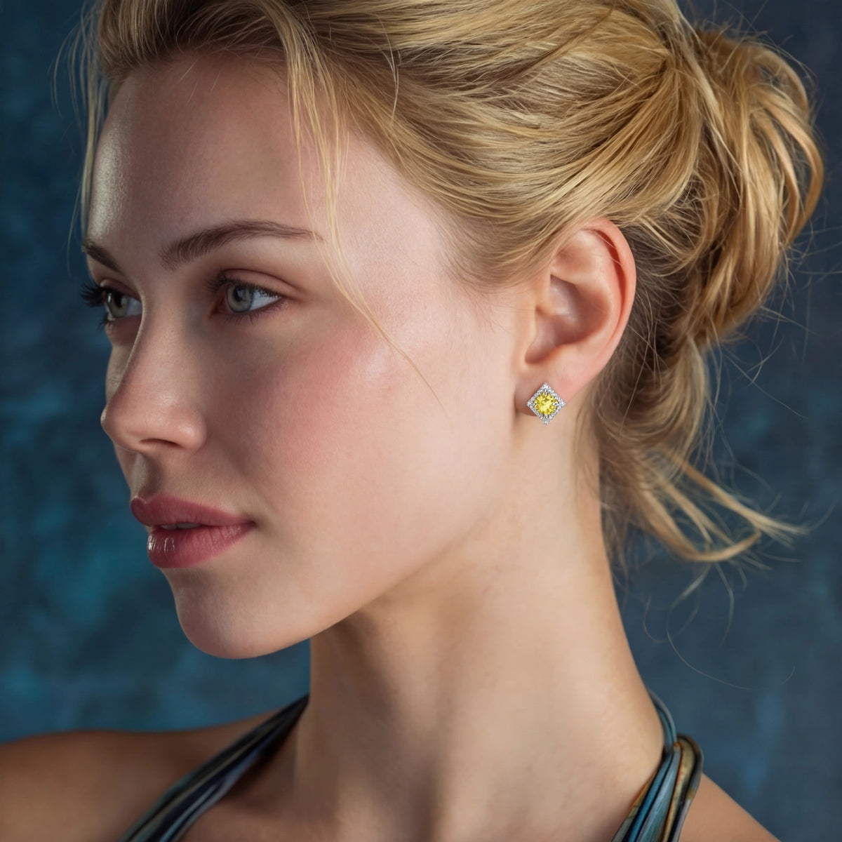 Sunset with Sparkles Studs