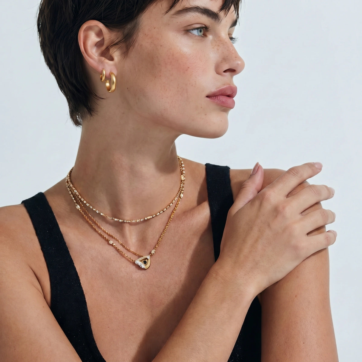Simple yet Golden Hoops