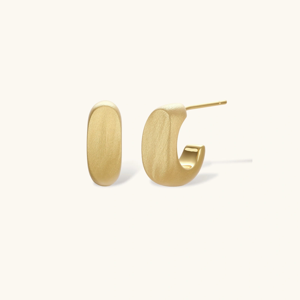 Brushed Golden Daily Hoops