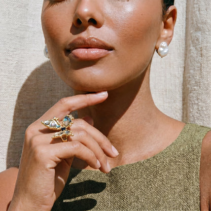 Midnight Shells Ring