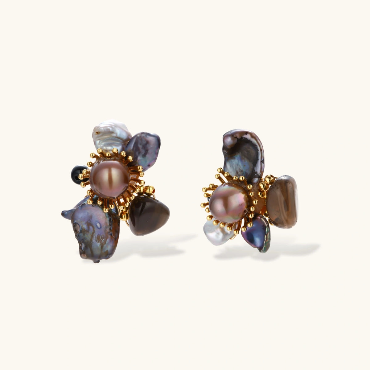 Bloom in Dark Earrings
