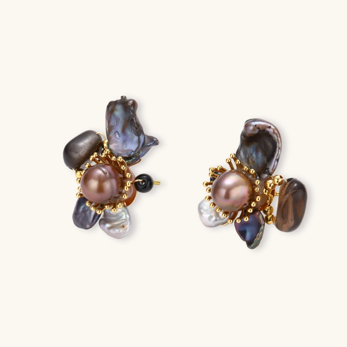 Bloom in Dark Earrings