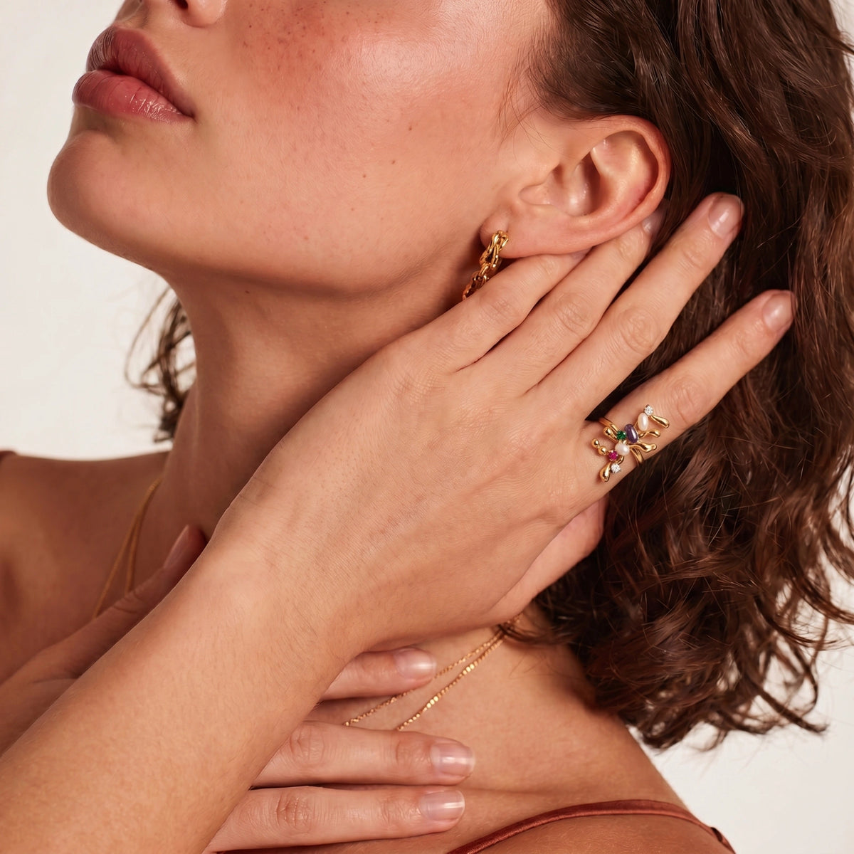 Blooming Stones Ring