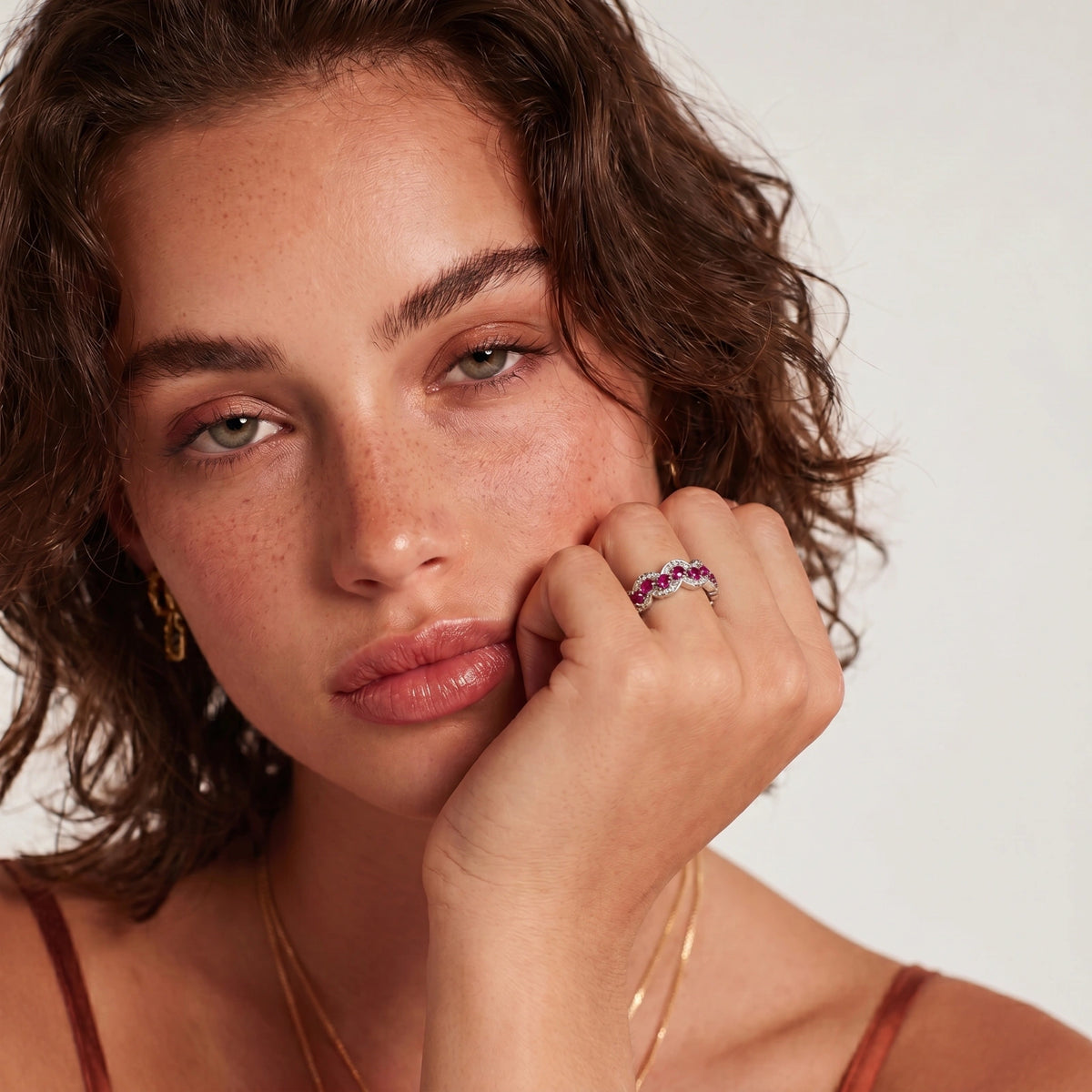 Silver Rose Garden Ring