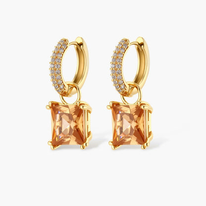 Champagne Stones Jewelry Set