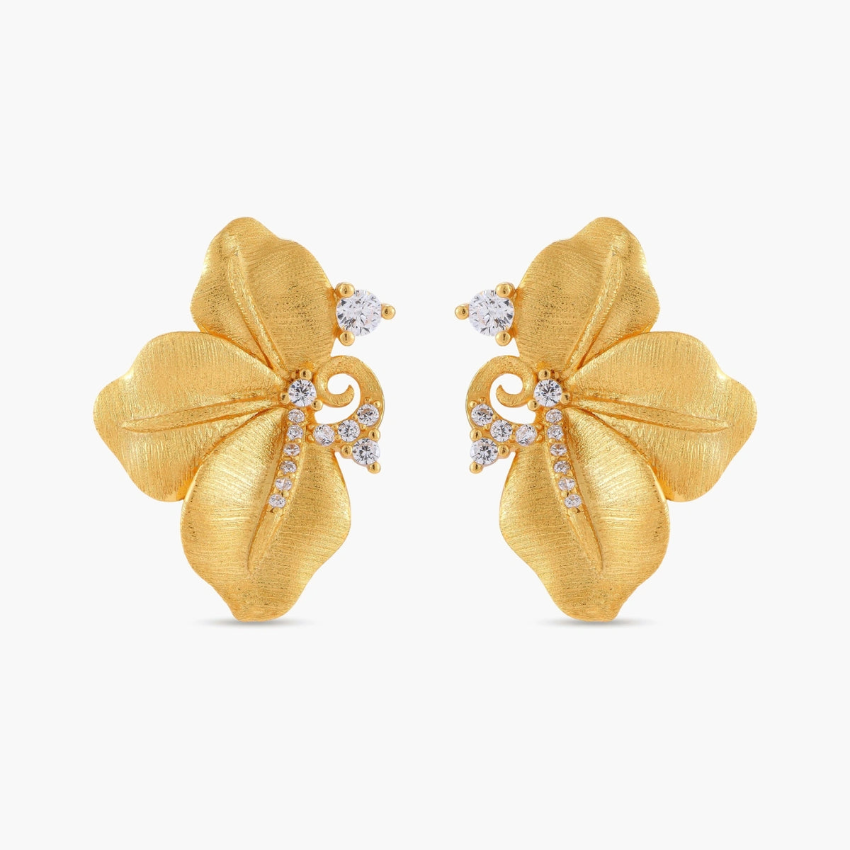 Sparkling Petal Earrings
